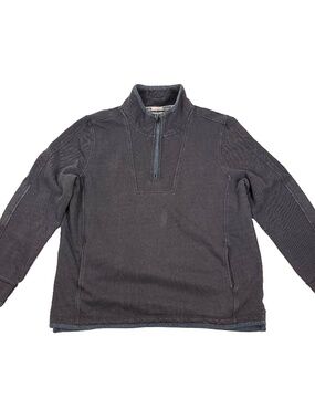 Fat Face Airlie Sweatshirt Grey Heavyweight Quarter Zip Pullover
